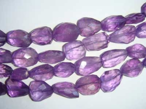Faceted Amethyst Light Tumble