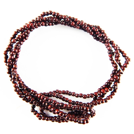 Picture of Red Sandal Wood Beads 3mm