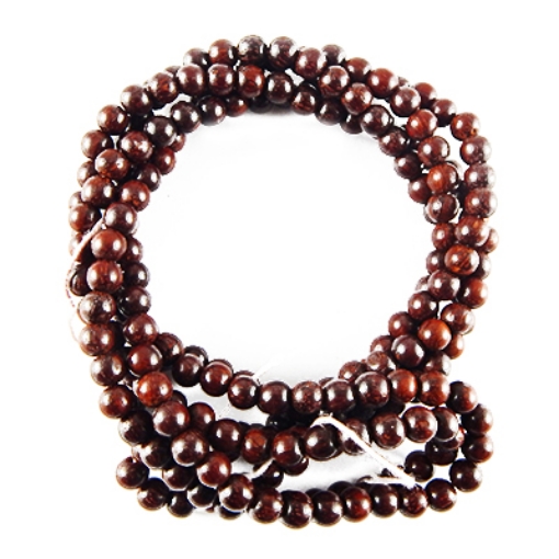 Picture of Red Sandal Wood Beads 5mm
