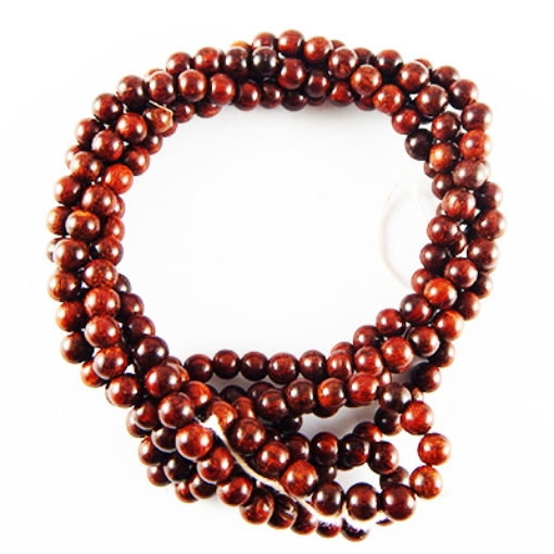 Picture of Red Sandal Wood Beads 7mm