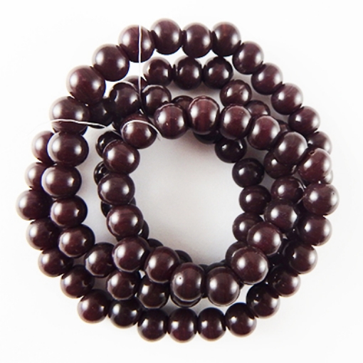 Picture of Glass Mala Beads 8mm Round