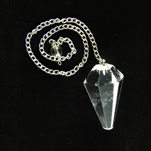 Crystal Pendulum with Metal Chain
