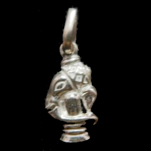 Silver Metal Shiva Pendant