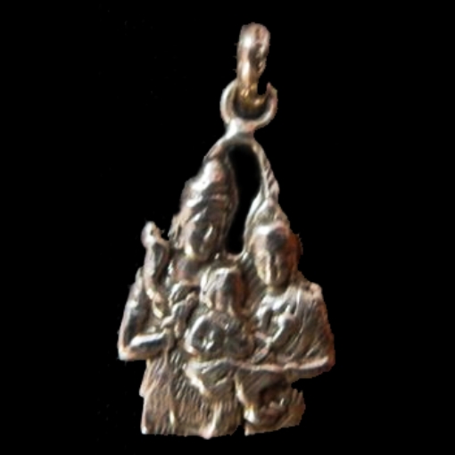 Sterling Silver Shiva Pendant