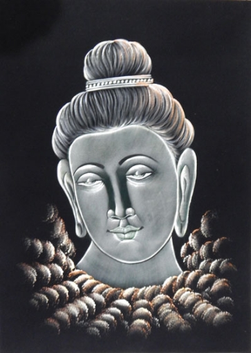 Hand Painted Buddha