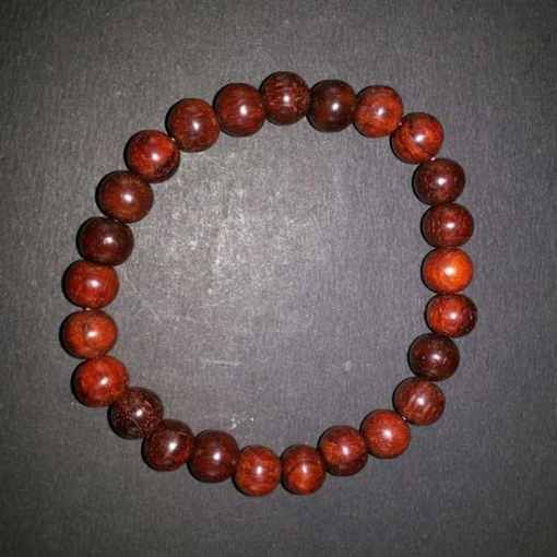 Red Sandal Wood Beads Bracelet