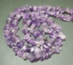 Amethyst chips beads