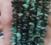 Emerald Dark chips beads
