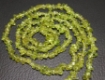 Peridot chips beads