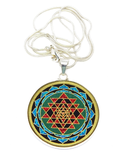 Picture of Sacred Geometry : Sri Yantra Pendant