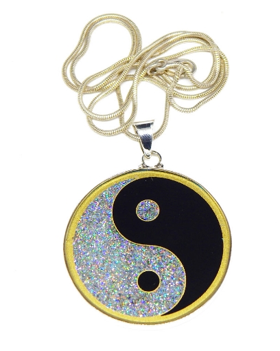 Sacred Geometry :  Yin Yang Pendant