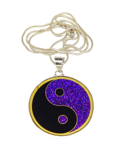 Sacred Geometry :  Yin Yang Pendant