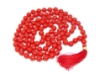 Picture of Red Coral Mala : 108+1 Beads Knotted Mala