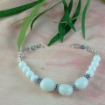 Gemstone White Agate Bracelet