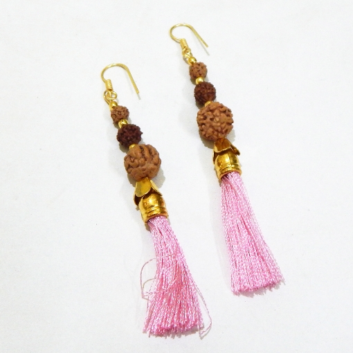 Rudraksha &Tassels Earring