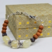 YellowAventurine & White Sandal Wood Bracelet