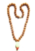 5 Face Rudraksha Mala with Green Aventurine Pendant