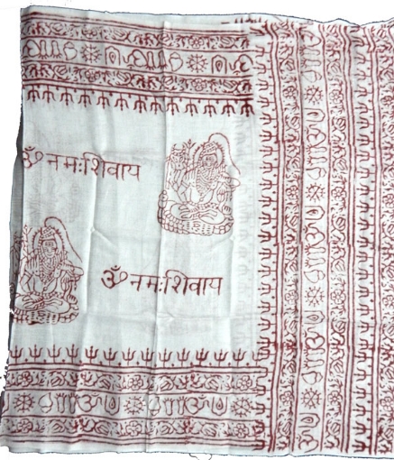 Medium Size Shiva Printed Stole
