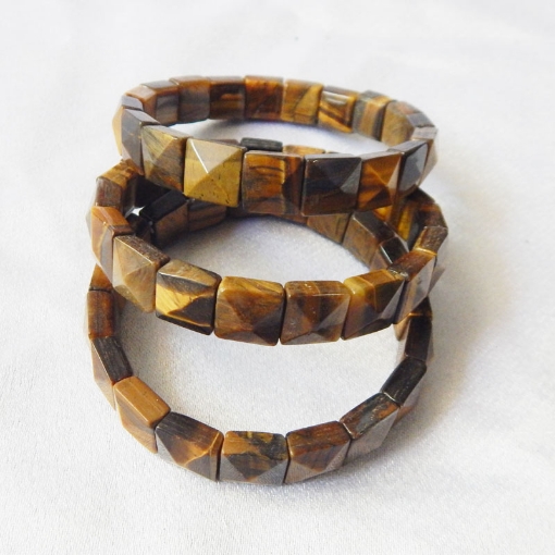 Tigereye Pyramid Bracelet