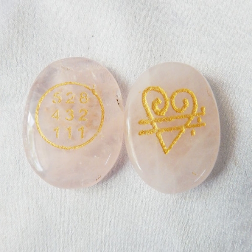 Rose Quartz Zibu Coin