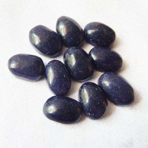 Blue Goldstone Cabochon